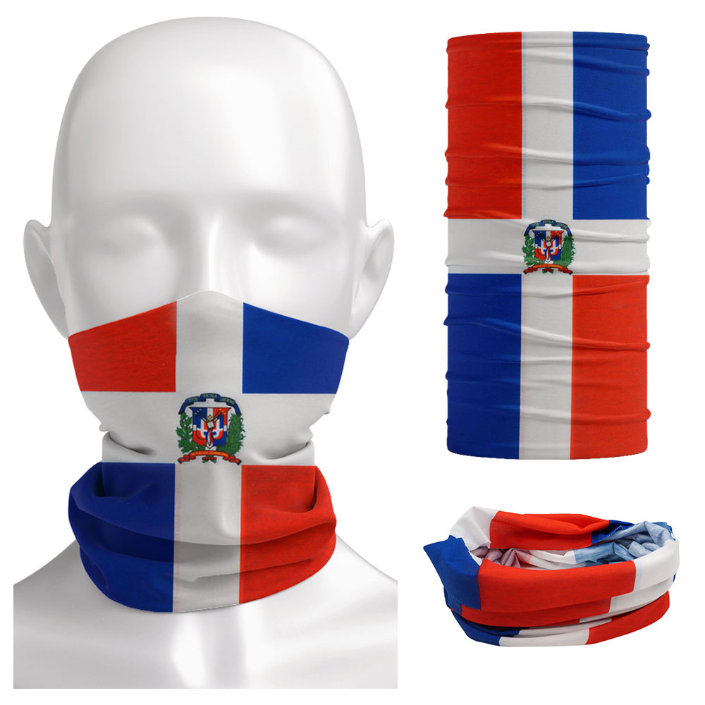 Headband Summer Knit - Bandana con bandera nacional de Dominica