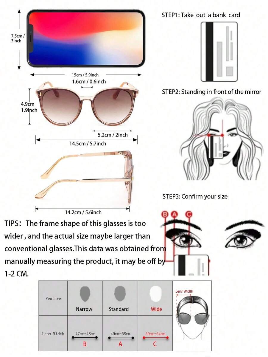 Sunglasses Cat Eye - Gafas de sol de plástico con