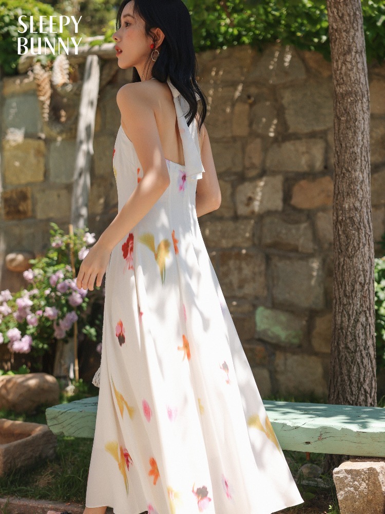 Vestido Midi Halter Estilo Vac - Midi Skirt Floral reseña y precio