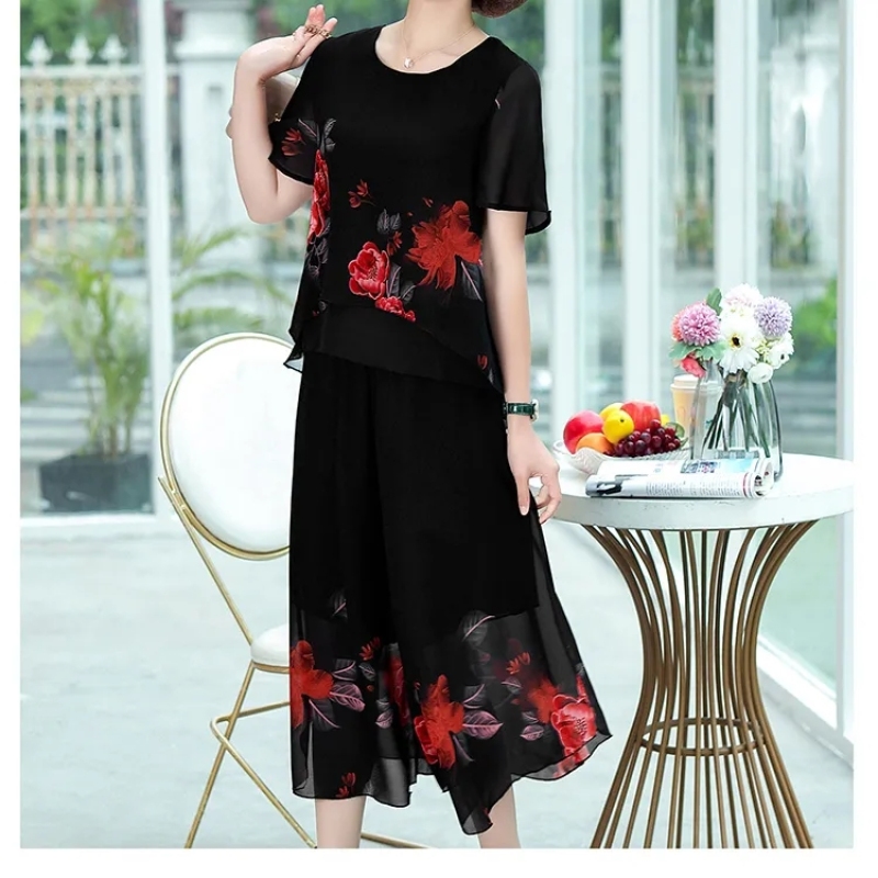 Conjuntos cortos de encaje con - Romper Floral Print reseña y precio