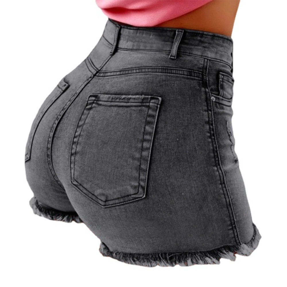 Shorts de mezclilla rasgados d - Shorts Denim Frayed reseña y precio