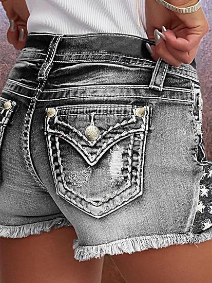 【HME】Jeans |   Libera tu lado  - Shorts Denim Frayed reseña y precio
