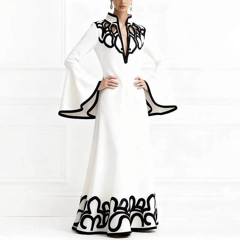 Elegantes Vestidos Largos con  - Romper Floral Print reseña y precio