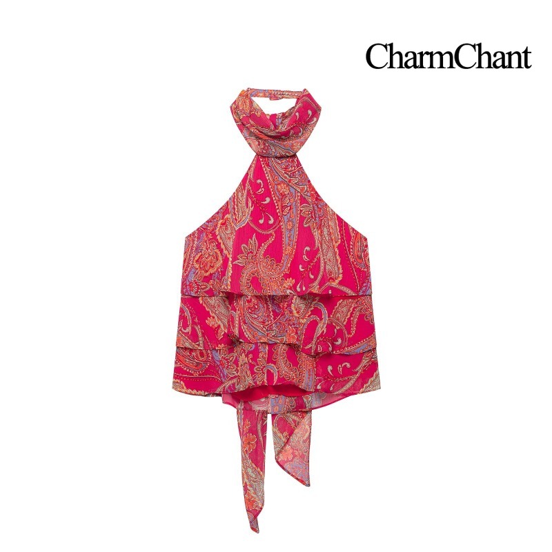 Conjunto de 2 Piezas CHARMCHAN - Romper Floral Print reseña y precio