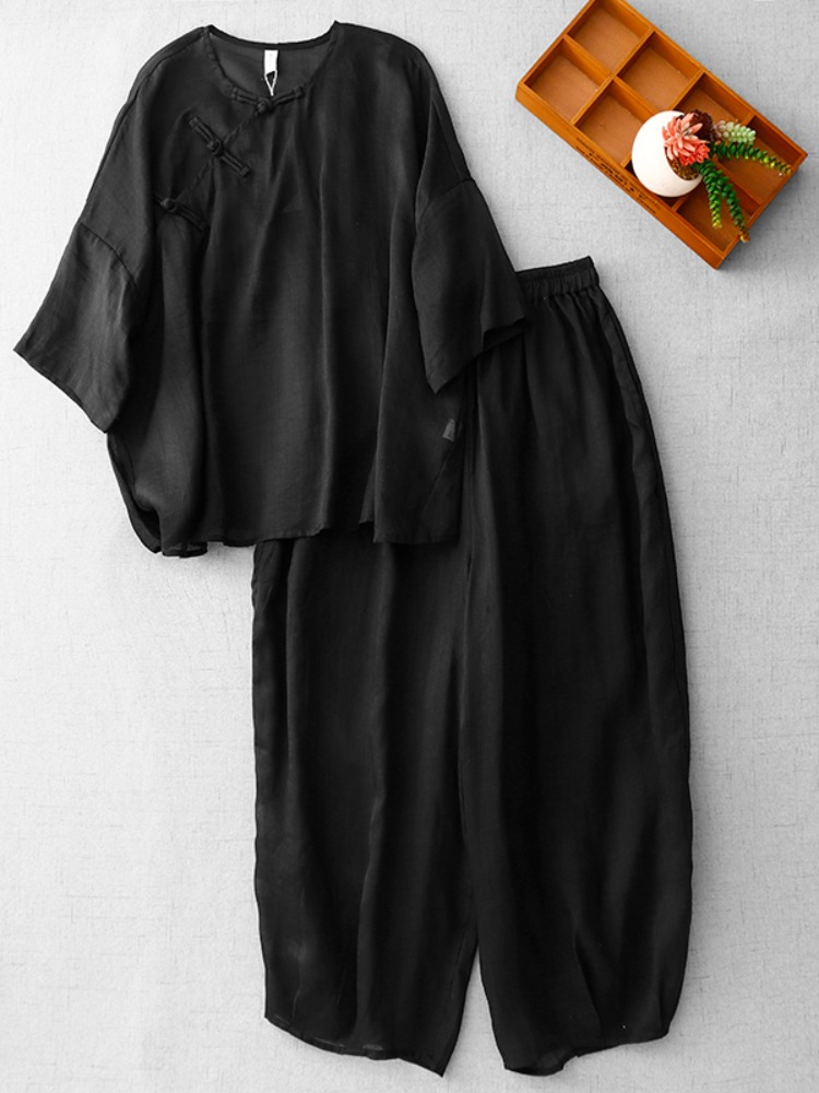 Nuevo Conjunto de Verano de Li - Linen Pant Wide reseña y precio