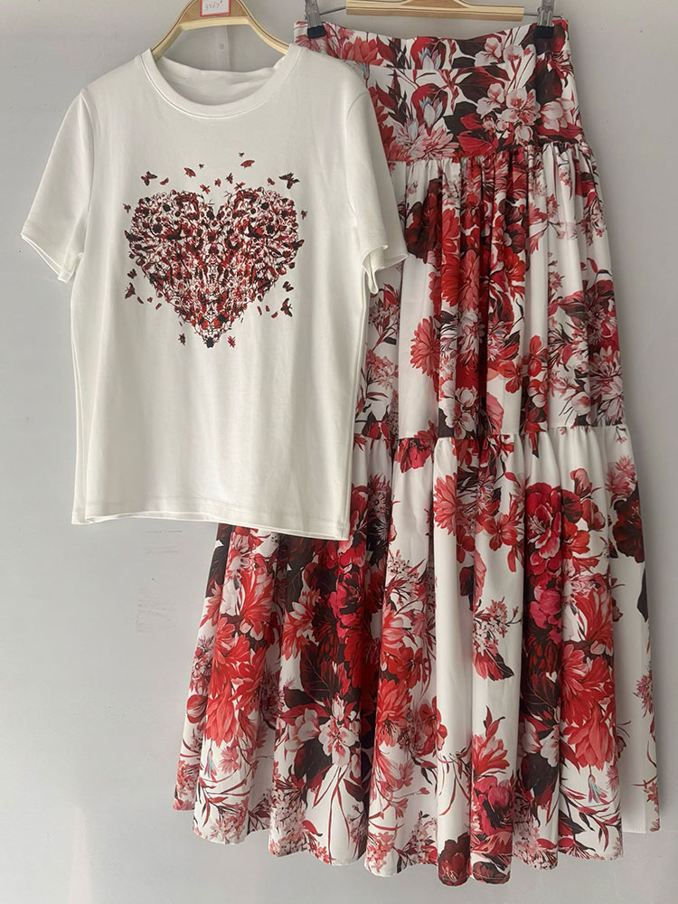 Conjunto Floral de Verano 2026 - Midi Skirt Floral reseña y precio