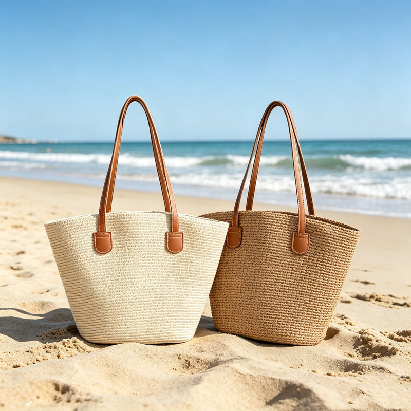 CLAREGQI Bolso Tote de Paja de - Tote Bag Beach reseña y precio