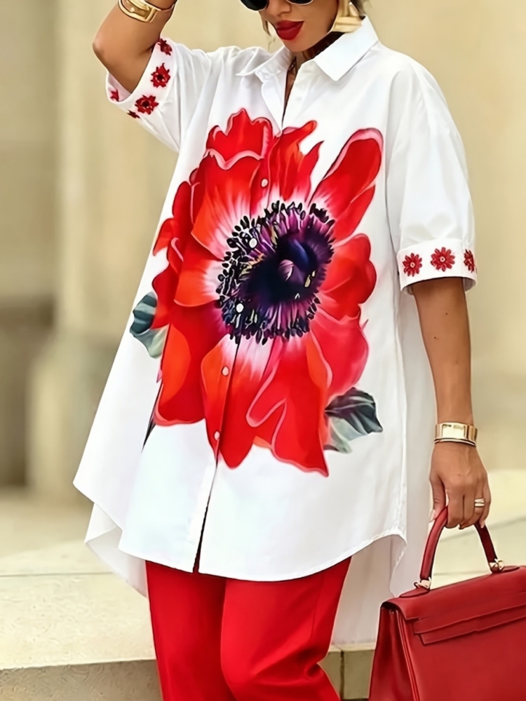 Conjunto de 2 Piezas con Estam - Romper Floral Print reseña y precio
