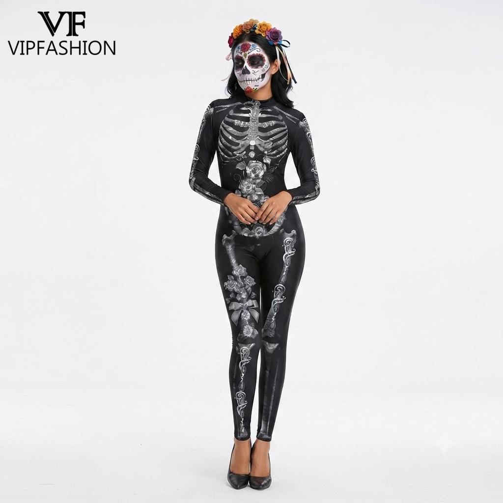Traje de Halloween para Mujer  - Romper Floral Print reseña y precio