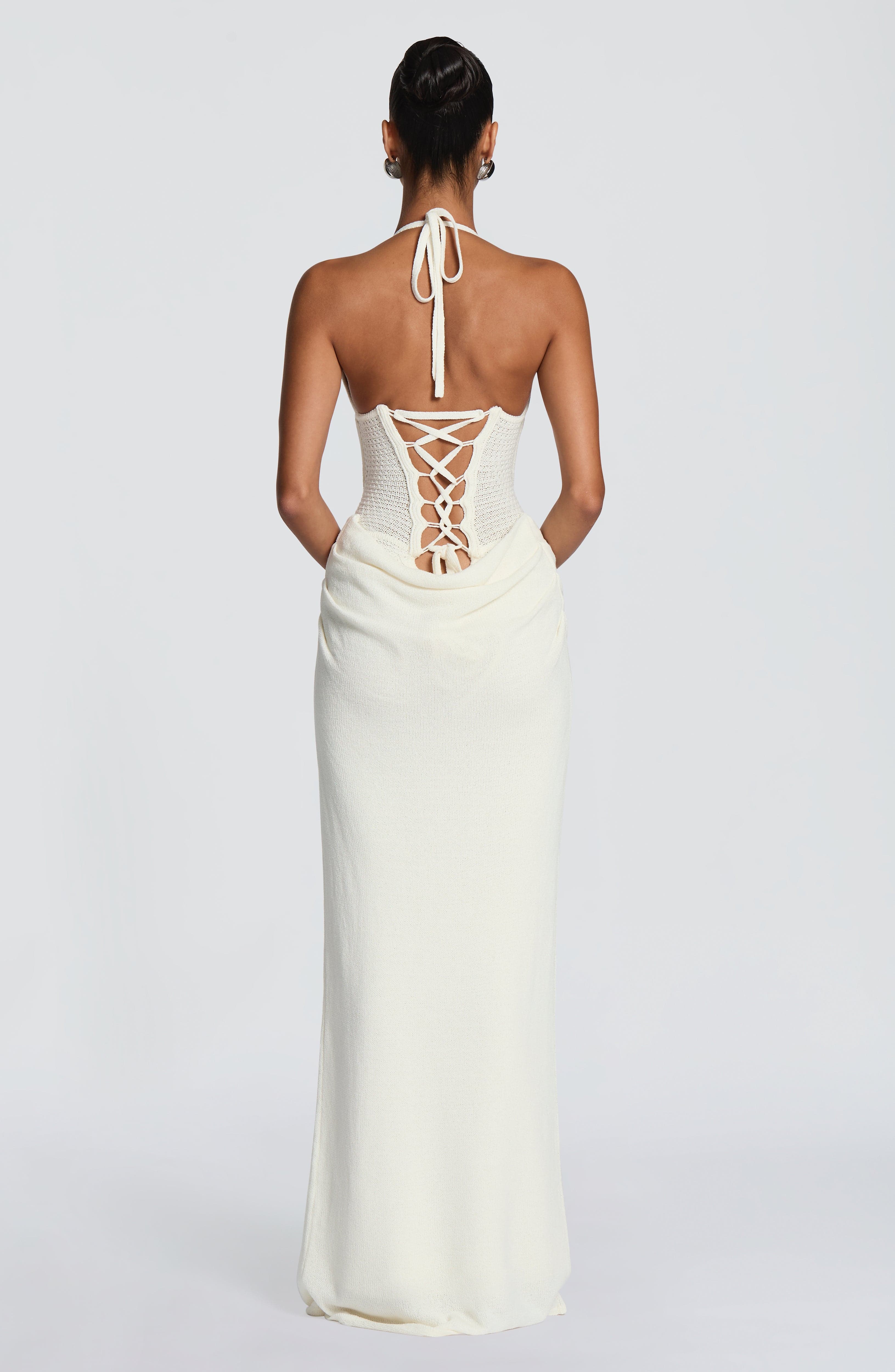 Vestido Maxi Bohemio de Punto  - Maxi Dress Halter reseña y precio