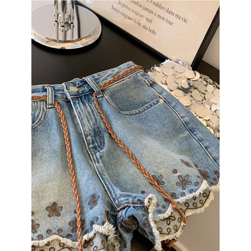 Shorts de Mezclilla Vintage Tr - Shorts Denim Frayed reseña y precio